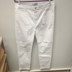 J&M Women's White Skinny Jeans